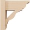 Ekena Millwork 6-in W x 12-in D x 12-in H Funston Trad Rough Cedar Woodgrain TimberThane Outlooker, Primed Tan OUTUR060X12X12FST04RCPR - alternate 3
